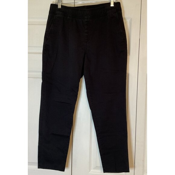Women’s The North Face Black Pull On Elastic Waist Pants Size Large - Picture 1 of 3